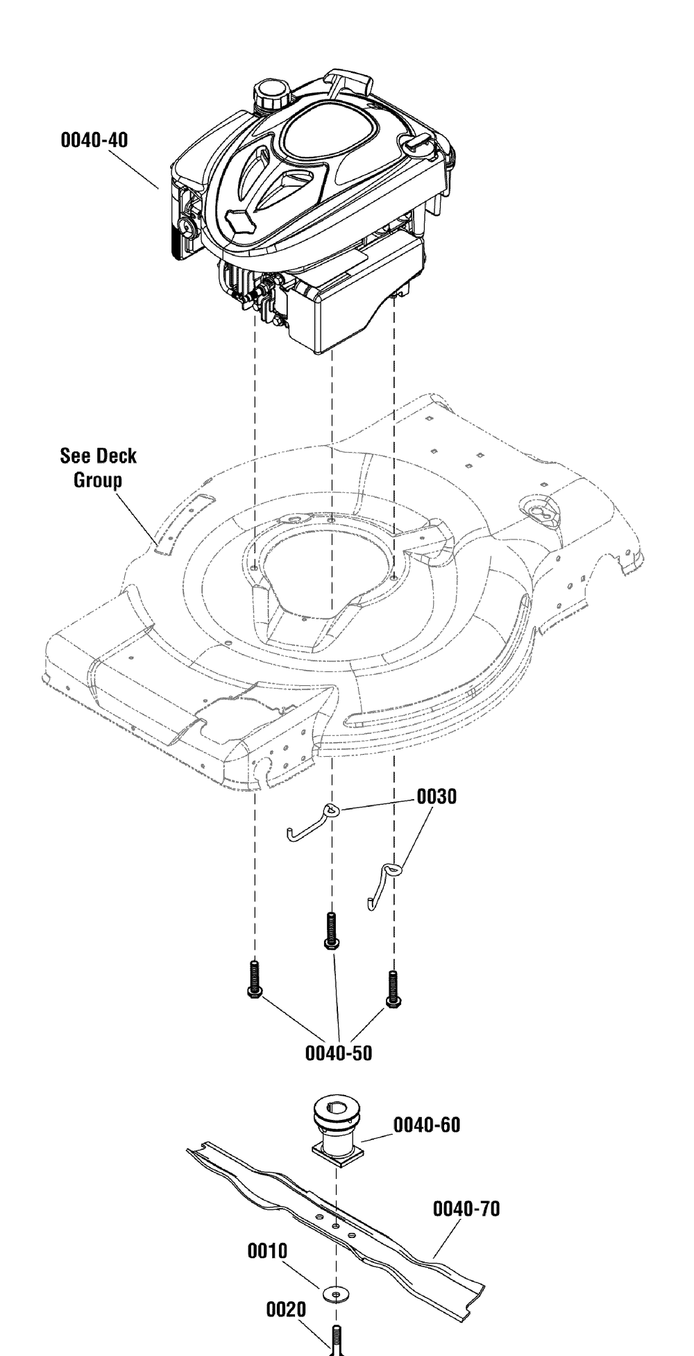 Engine Group (7502977) Diagram and Parts List for 7800906 (CSP22625FC-625 Series)(2012) Briggs and Stratton Lawn Mower